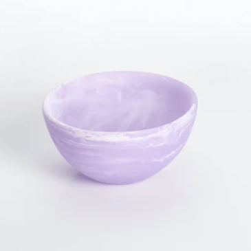Lavender Swirl Small Wave Bowl