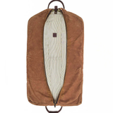 Campaign Waxed Canvas Garment Bag-Smoke/Brown