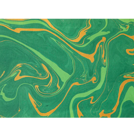Green & Gold Vein Marbled Placemat