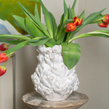 Les Fleur Tulip Vase, Ivory