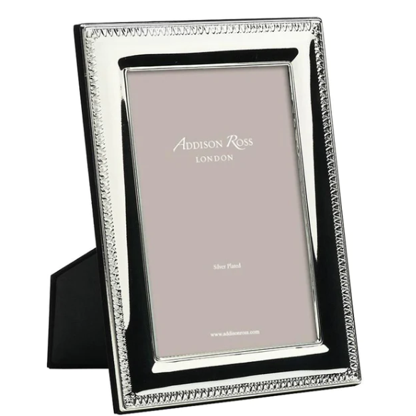 Embossed Silver Plated Frame