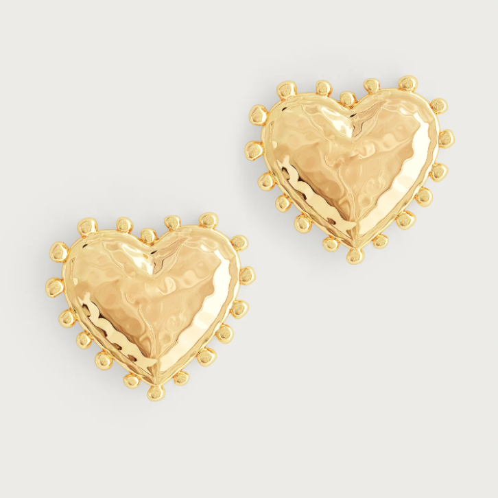 Heart Stud Earrings