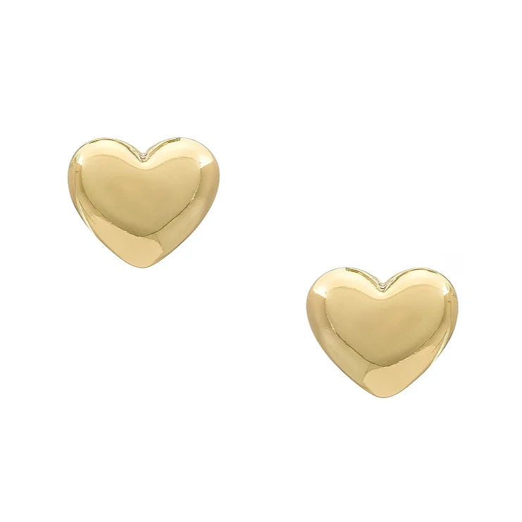 Lucy Heart Earring-Gold