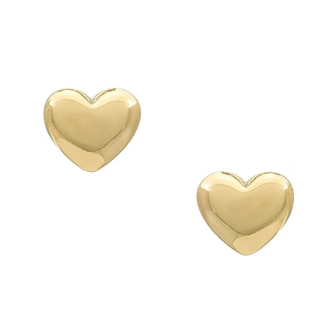 Lucy Heart Earring-Gold