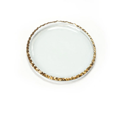 Edgey Gold Appetizer Plate