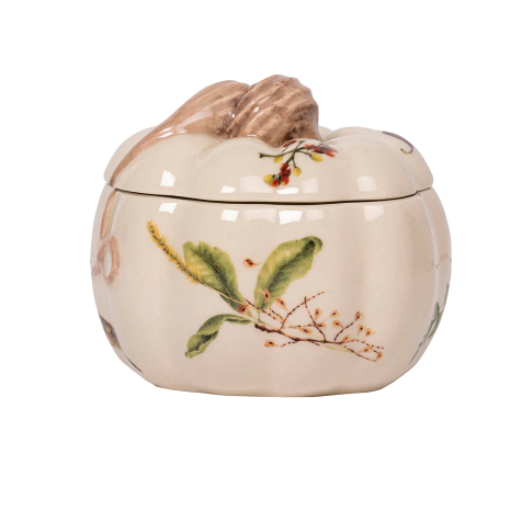 Forest Walk Pumpkin Soup Bowl with Lid