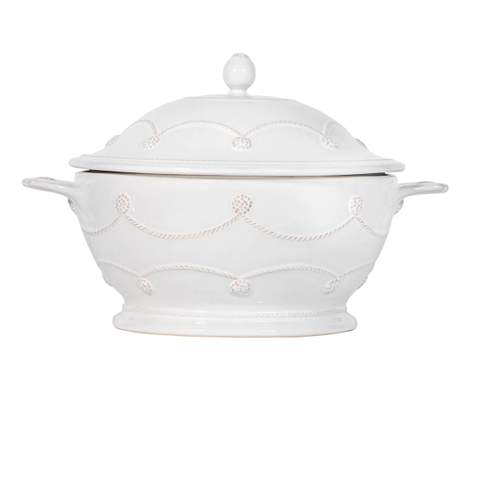 Berry & Thread White 10" Covered Casserole with Handles