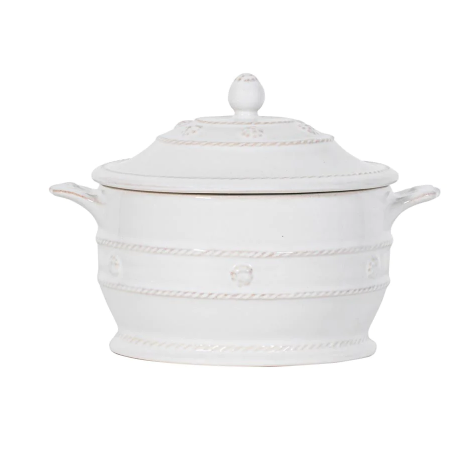 Berry & Thread Mini Cocotte - Whitewash