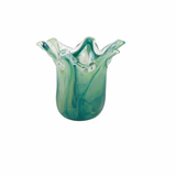 Onda Glass Green Petite Vase