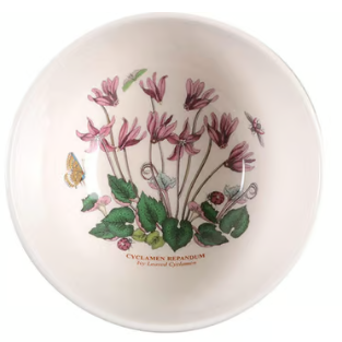 Botanic Garden 5.5" Fruit Salad Bowl - Ivy-Leaved Cyclamen