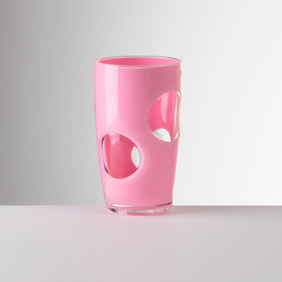 Fisheye Highball Pink - Set of 6