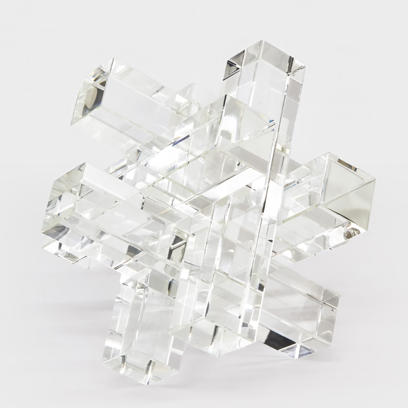 Crystal Glass Interlock Object