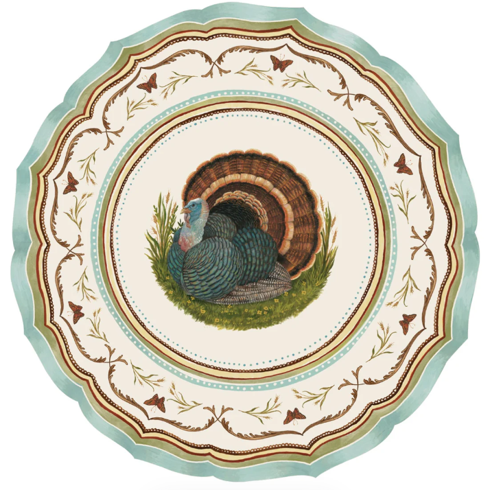 Die-cut Heritage Turkey China Placemat