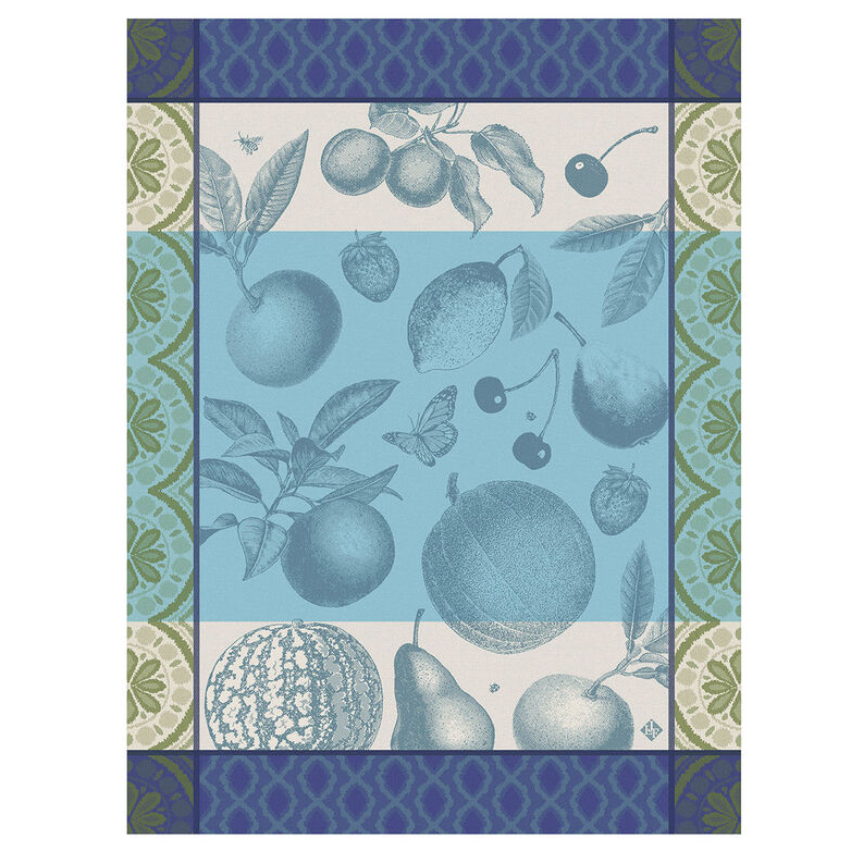 Tea towel Arrière-Pays Blue