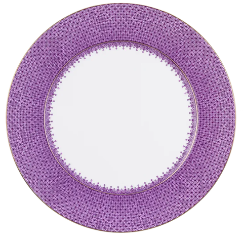 Plum Lace Service Plate