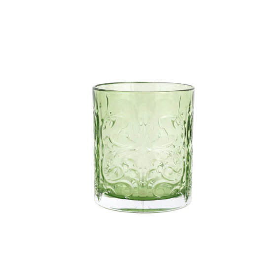 Barocco Mint Green Double Old Fashioned Glass