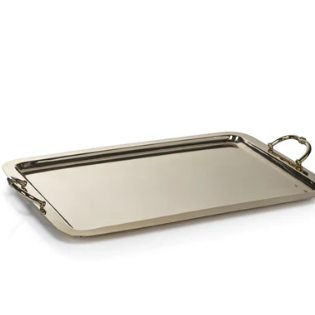 Manetta Steel & Brass Tray