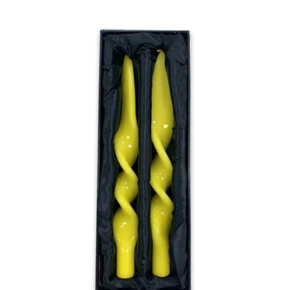 Meloria Denise Candle Classic Set of 2 Yellow