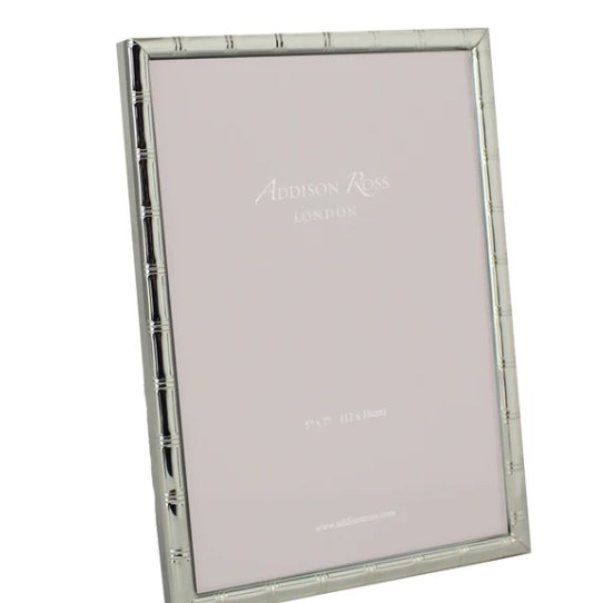 Cane Silver Plated Picture Frame