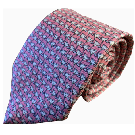 Shaken Not Stirred Tie - Pink