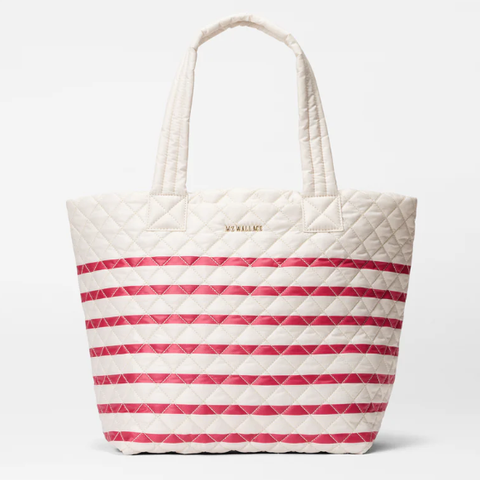 Medium Metro Tote Deluxe - Sandshell/Apple