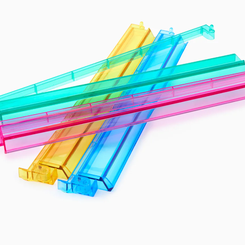 Multicolor Acrylic Rack & Pusher Set