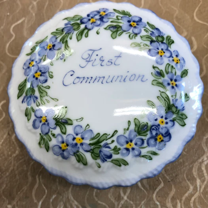 First Communion Box-Blue