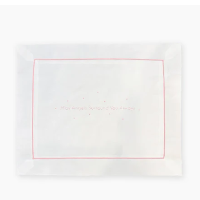 Pink- May Angels Surround You Always Pillow