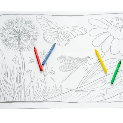 Coloring Place Mats | Nature