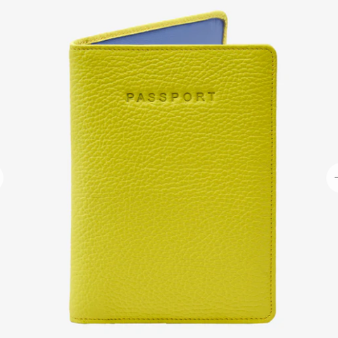 Passport Wallet - Lime