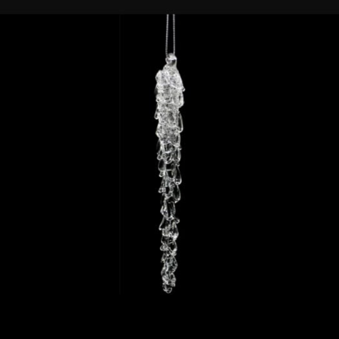 Spun Glass Icicles Set of 3