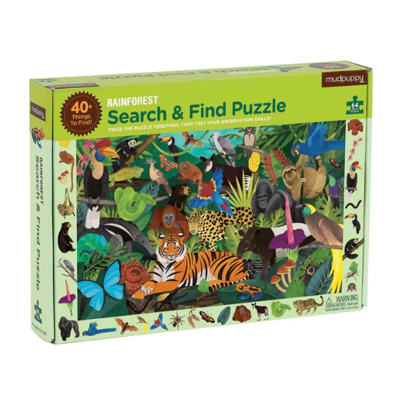 Rainforest Search & Find Puzzle