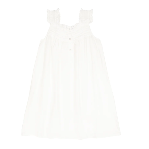 Jessie White Cotton Dress