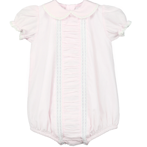 Baby Pleats Cotton Bubble-Pink