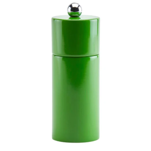 Leaf Green Mini Pillar Salt or Pepper Mill