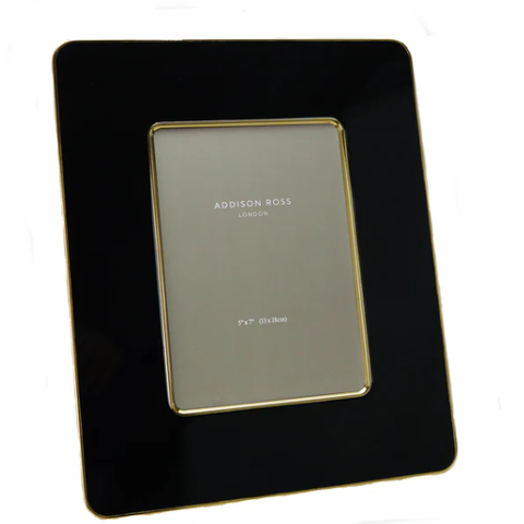 Black & Gold Enamel Studio Photo Frame