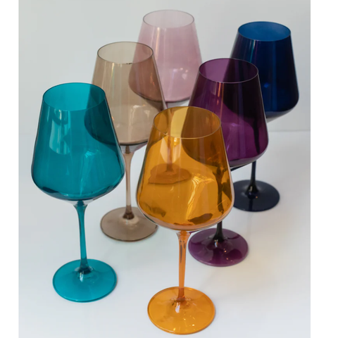 Wine Stemware - Set of 6 {Fall Mixed Set}