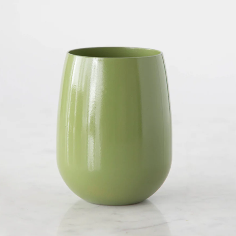 Green Stemless Wine symGlass