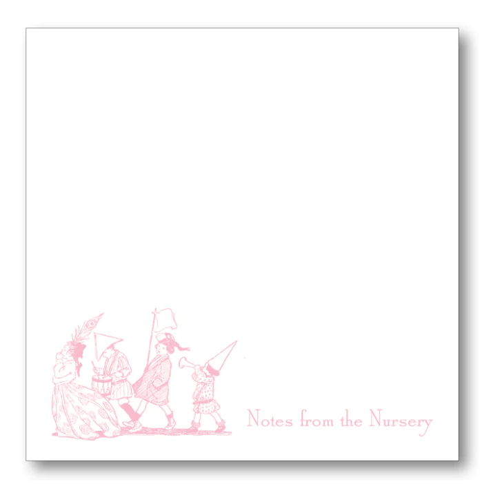 Marching Children Notepad-Pink