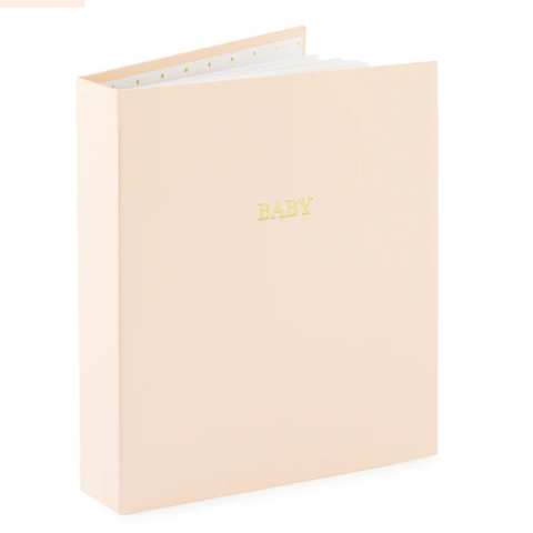 Pale Pink Baby Book
