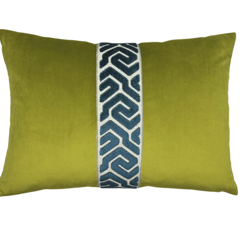 Lennon Pillow Admiral/Wasabi