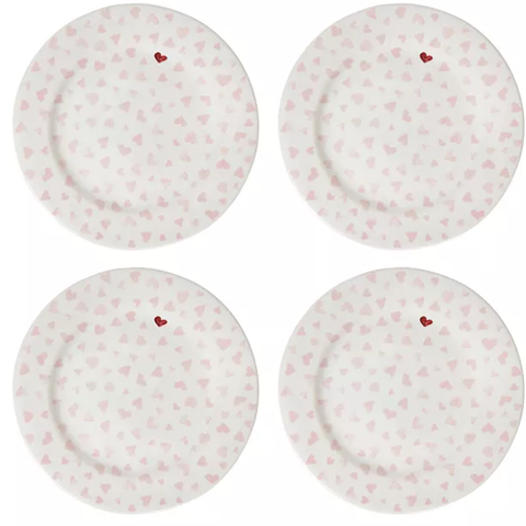 Love You More Dessert/Salad Plate, Set of 4