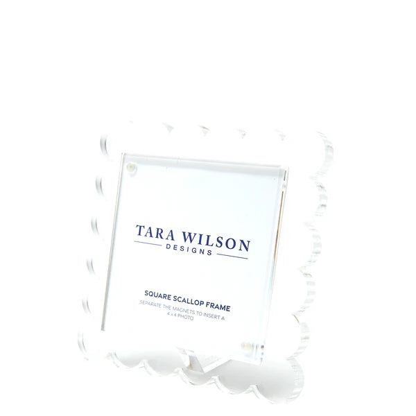Scallop frame - Square - clear