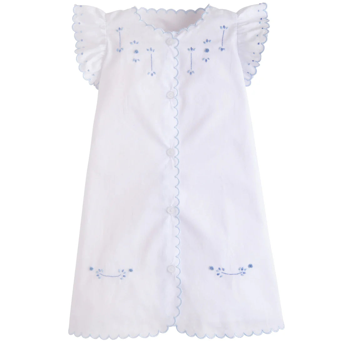 Tea Gown - Blue, Newborn