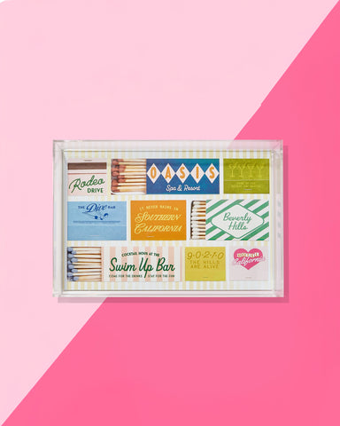 California Matchbook Small Tray
