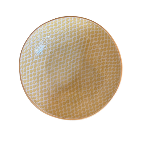 Dot Butter Medium Serving Bowl