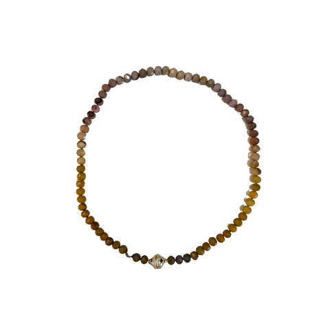 Multi-Color Mookaite Jasper Mini Necklace
