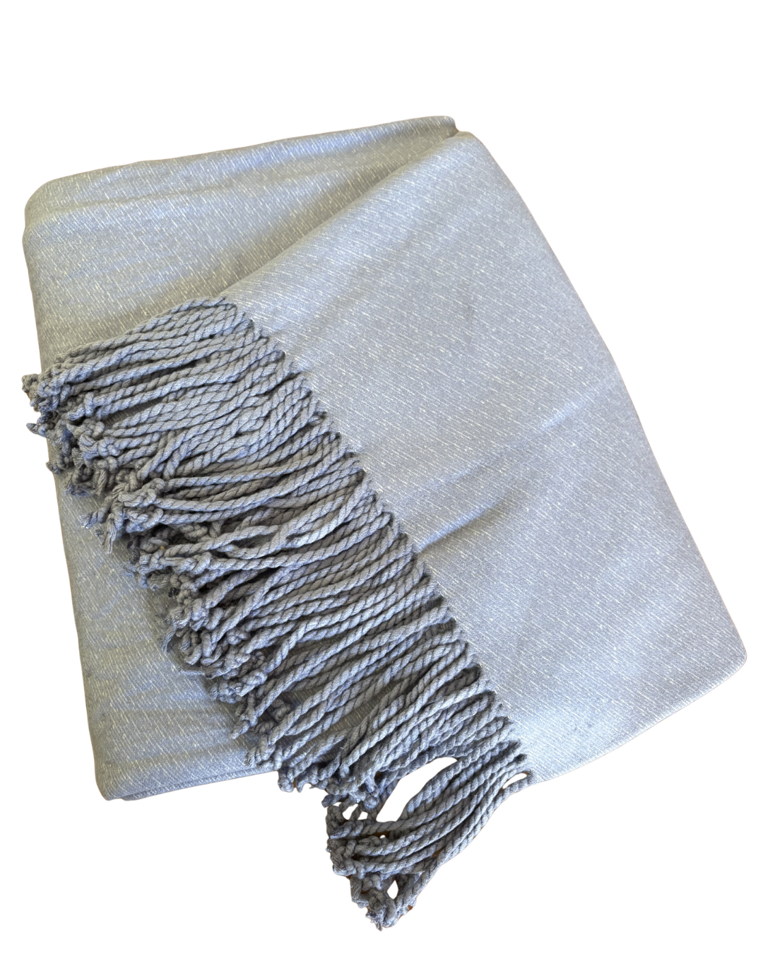 Bamboo and Rayon Throw Blanket- Admiral Blue