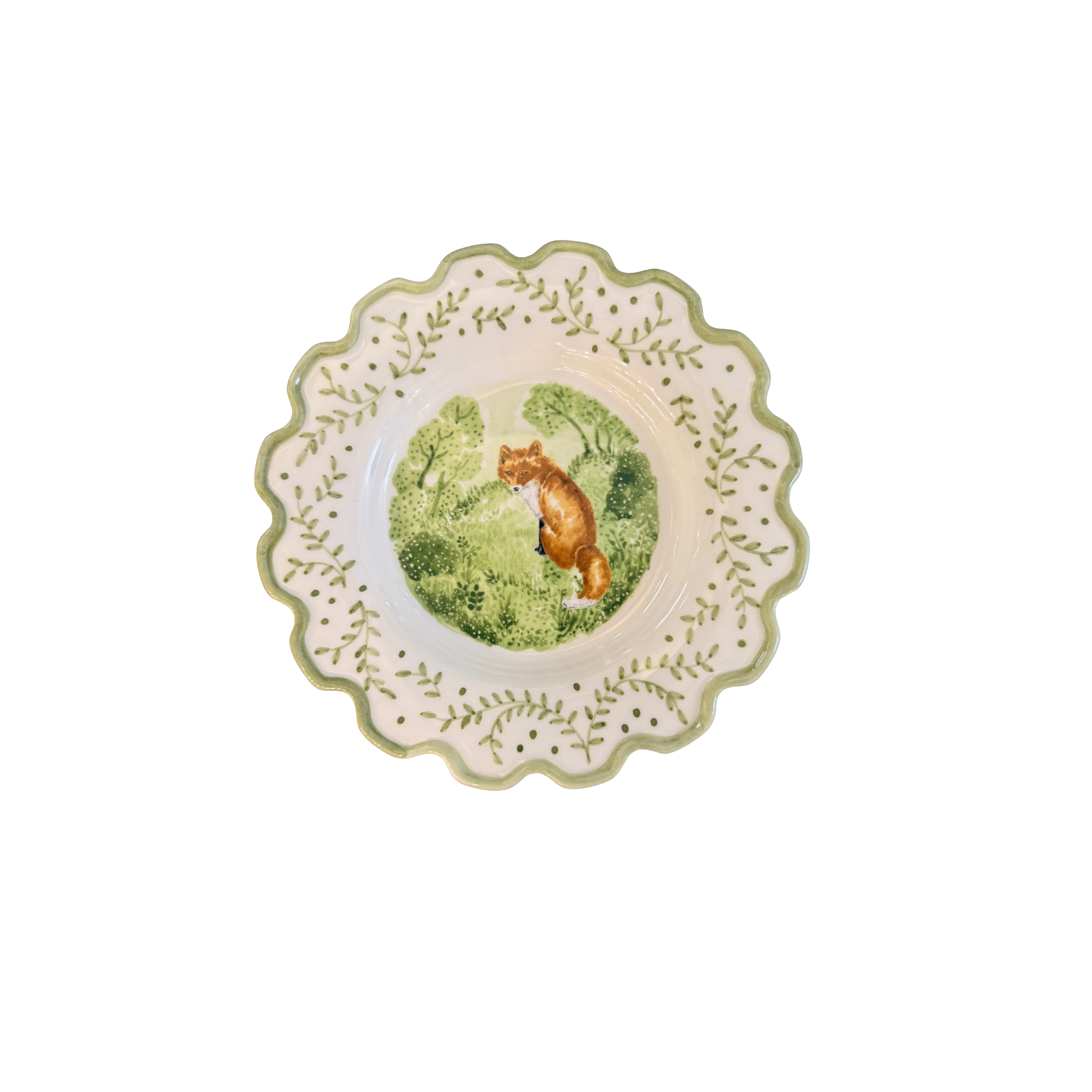 Foxy Dessert Plate