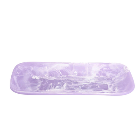 Lavender Swirl Classical Rectangle Platter
